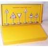 atlas editions miniatures dinky toys Hazard Warning Signs 6pc