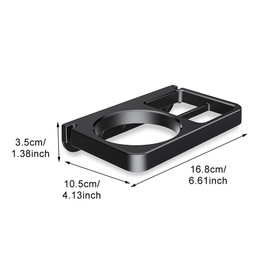 Velarionna Hair Dryer Holder Wall Mounted Hair Straightener Holder Adhesive Blow Dryer Holders Hairs Tool Organizer for Hairdryer Holders Storage(COLOR:black)