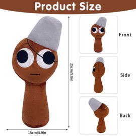 Sprunki Plush Toy, 9.8"Funny Sprunki Plushies For Games Fans Birthday Decorations, Soft Stuffed Animal Pillow Figure Doll Christmas Birthday Gifts For Boys Girls And Fans Aged 3+Years Old