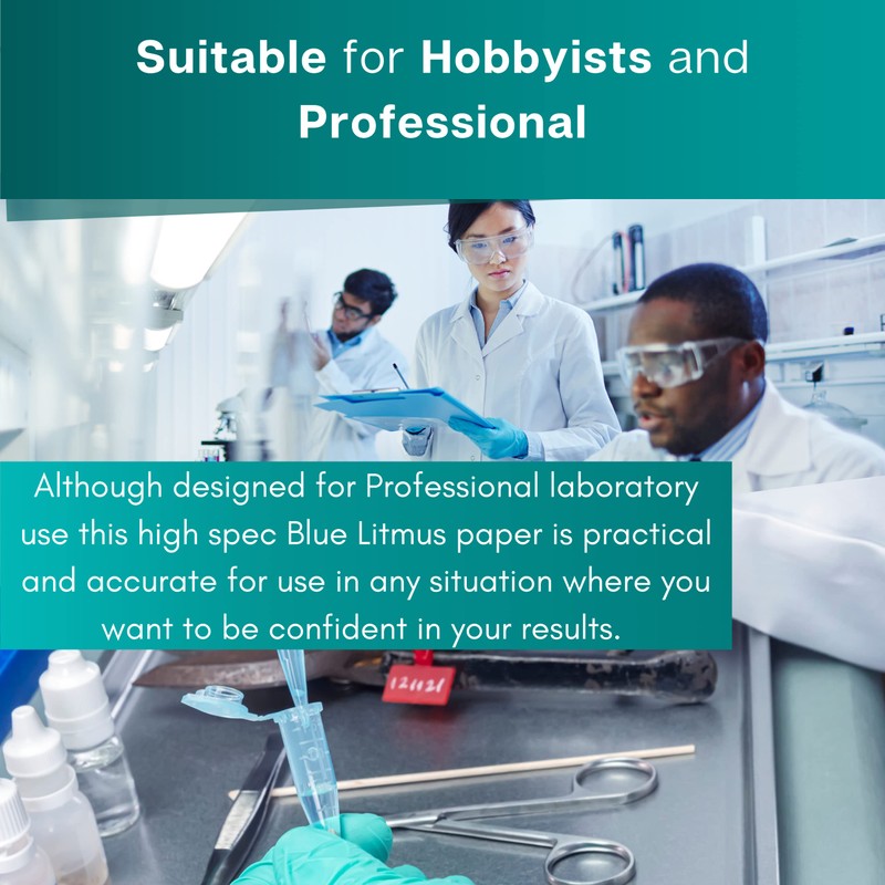Labsales PH Litmus Blue Acidic Tester Kit, 5M Roll For