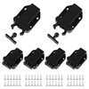 Pack of 6 Door Latch with Touch Release, Push to
