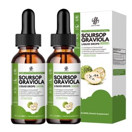 iMatchme 2x Pure Graviola Soursop Extract Liquid Drop Support Regeneration, Immune Boost