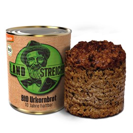 LANDSTREICHER Demeter Organic Canned Bread, Shelf Life 10 Years (1, Urkorn)