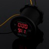 KIMISS Voltmeter Ammeter, Car Motorcycle DC 12-24V Dual LED Digital