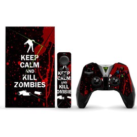 MightySkins Skin Compatible with NVIDIA Shield TV (2017) Pro - Kill Zombies | Protective, Durable, and Unique Vinyl Decal wrap Cover | Easy to Apply, Remove, and Change Styles | Made in The USA