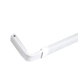 Rod Desyne Lockseam 2-Inch Clearance Window Curtain Rod Set, 48 to 84-Inch