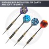 Standard Dart Flights 50 Sets Random 30 Sets, 90 Pcs