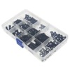 260pcs Black M-F Hex Spacers Screw Nut M3 Nylon Stand-off