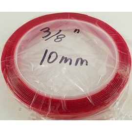 Transparent Clear Acrylic Auto Car Truck Double Sided Adhesive Mounting Tape 9.8 Feet Select: Width (3/8” 10mm)