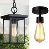 HINZIC 4Pcs Black Light Socket Shade Rings 1-1/2 Metal Lamp