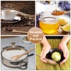 6 PCS Wooden Spoons 9.25 Inch Soup Spoons Wood Utensils