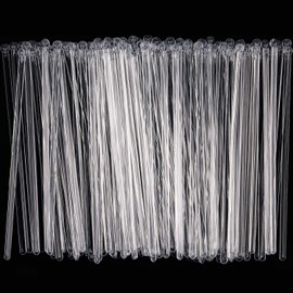 100 Pieces Swizzle Sticks Ball Head Stirrer Disposable Plastic Round Top Crystal Bar Swizzle Sticks Cocktail Coffee Drink Stirrers for Party Wedding Supplies