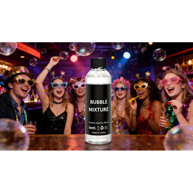 Edible Bubble Solution Refill, 180ml
