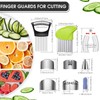 11 Pieces Finger Guard Set for Cutting Include 4 Stainless