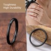 Stacking Rings for Women Black Size 11 Couples Rings