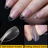 OUDQFCJ Short Nail Covers 240 Pieces Artificial Nails Short Ballerina