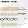 10 Pcs Hair Bun Maker - Donut Bun Maker for