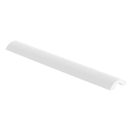 CRL White Frameless Shower Door Half-Round Threshold - 31 in long