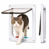 4-Way Locking Pet Door for Cats & Dogs – Secure