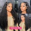 Ferzzon 13X6 Deep Wave Wigs Human Hair 14 Inch Deep