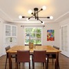 DELIPOP Sputnik Light Fixture, Light Dining Room Light Fixture, Mid-Century