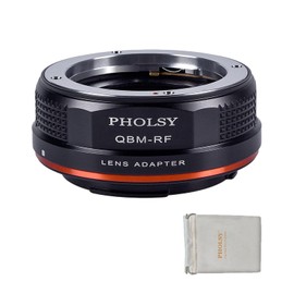 PHOLSY Lens Mount Adapter Compatible with Rollei QBM Mount Lens to Canon EOS RF Mount Camera Body for EOS R8, R50, R6 Mark II, R7, R10, R3, R5, EOS R5C, R6, EOS R, EOS RP