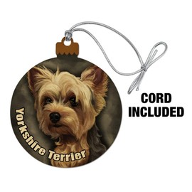 GRAPHICS & MORE Yorkshire Terrier Yorkie Dog Pet Wood Christmas Tree Holiday Ornament