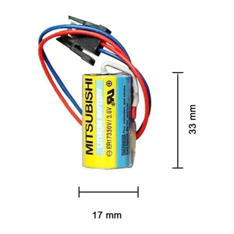 HDSBFCWYGG <- Pack of 5 -> MR-BAT ER17330V/3.6V 1700mAh PLC