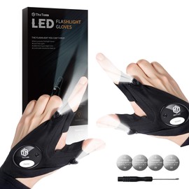 ThxToms LED fishing gloves, gloves with light, fishing accessories, gifts for men, gift for anglers, birthday gift for men, men's day gift, Father's Day