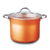 CONCORD 7 QT Copper Non Stick Stock Pot Casserole Coppe-Ramic