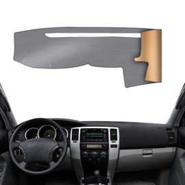 KEYOOG Dashboard Cover Dash Mat Fit for to-yota 4Runner 2009-2003 (for Left Hand Drive),Car Dash Board Mat Anti-Glare Carpet,Non-Slip Pad Sunshield Protector (Grey)