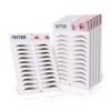 MIZUCOS Waterproof Eyebrow Tattoo Sticker Self-Tattoo 11 Times, E17 (Dark Brown), 1 Piece / MIZUCOS 방수 눈썹 타투 스티커 셀프 문신 11회분, E17(다크브라운), 1개