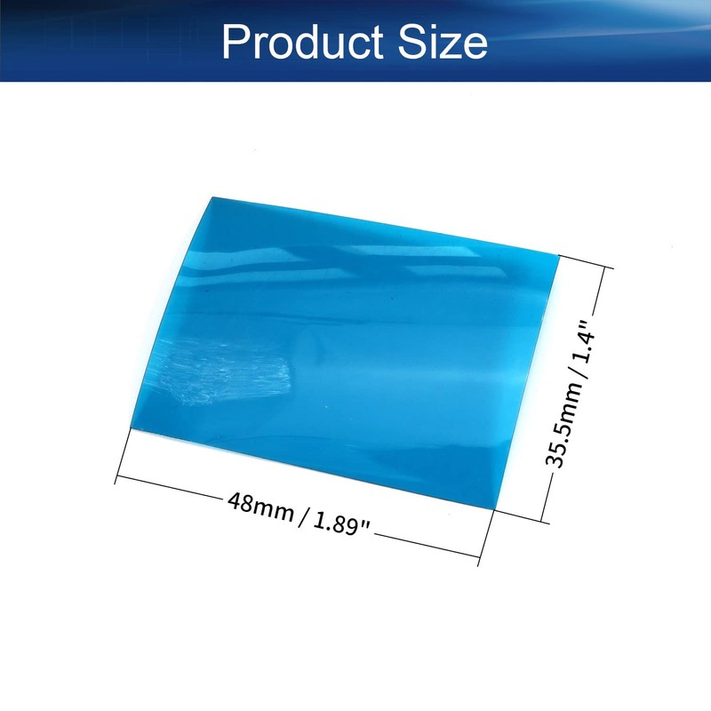 Othmro Blue-Blue 3D Glasses Filter Paper Resin Lens 3D Movie