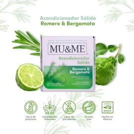 Acondicionador Solido Mume Romero  Bergamota 60gr                                                                                                     