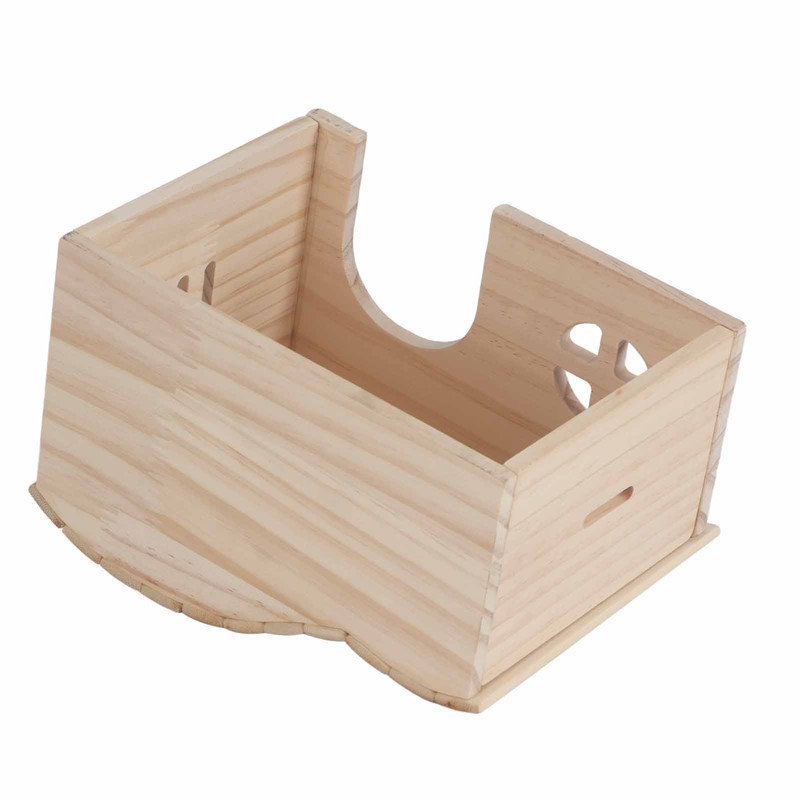 Wooden Hamster House Bite Resistant Large Space Bottomless Small Pet