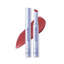 SACE LADY Lápiz Labial Recargable FPS15Soft MatteA Prueba de TransferenciasDiseño Retráctil GiratorioLabial Reutilizable con RepuestoY03 Coral Kiss