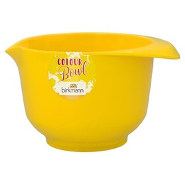 Birkmann Colour Bowls, Mixing and Serving Bowl, Small, 0.75 Litres, Scratch-Resistant, Stable, Sustainable, Yellow