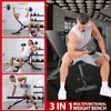 ANCHEER Foldable Adjustable Weight Bench Press for Home Gym Full