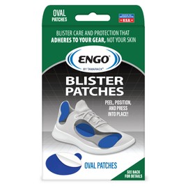 ENGO Blister Prevention Patches Oval Patches (Large Oval, 4, Count)