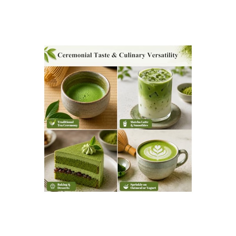 Ceremonial Grade Uji Matcha Powder - Stone-Ground from Kyoto, Japan