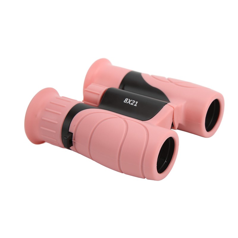 Kids Binoculars 8X Magnification Natural Rubber Glass Optical Lenses Durable