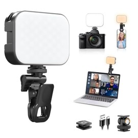 Ulanzi VL100X Luz de Selfie,Panel de Luz LED con Clip