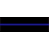 StickerTalk Thin Blue Line Flag Vinyl Sticker, 10 inches by