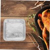 NOLITOY 30pcs Aluminum Foil Baking Trays Square Disposable Loaf Pans