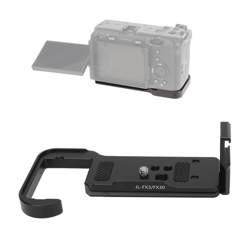 Aluminum Alloy Camera Quick Release Plate L Bracket for FX3