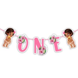 BBY Mna One Banner – Adorable First Birthday Decoration | Vibrant & Durable | Perfect for Party Celebrations | Easy to Hang | Make Your Baby’s Special Day Memorable!