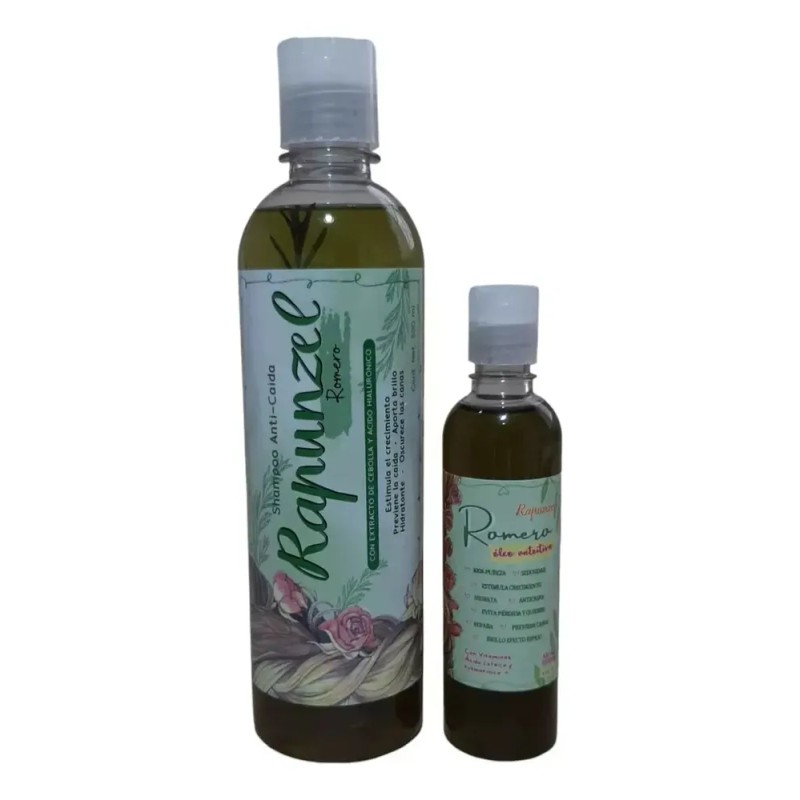 Kit Shampoo + Aceite Anti-caida De Romero Rapunzel