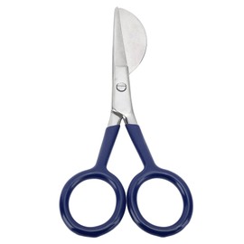 Carpet Scissors Rustproof Stainless Steel Duckbill Scissors Ergonomic Carpet Trimming Shears Multipurpose Applique Scissors Blue