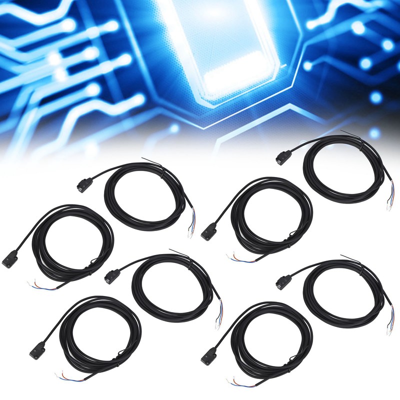 10 Set Photoelectric Sensor Through Beam Infrared Detection Switch DC1030V