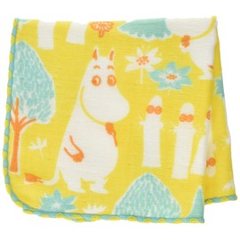 Miyamoto Towel Moomin 06008 Handkerchief, Moomin & Nyoro Nyoro, 9.8 x 9.8 inches (25 x 25 cm)
